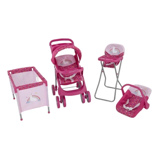 Coche Muñeca Coche 4 Piezas Bebesit Violeta Flaber