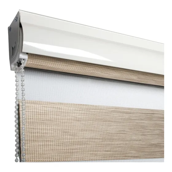 Cortina Roller Duo 165x240 Cm - Marca Volgen Color Beige