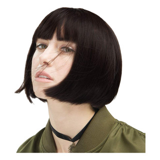 Peluca Corto Bob Con Flequillo Pelo Sintetico Mujer Peluca Corto Bob Con Flequillo Pelo Sintetico Mujer