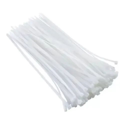 Tirraps Precintos De Plastico Blanco 200mm X 3.6 Pack 100und
