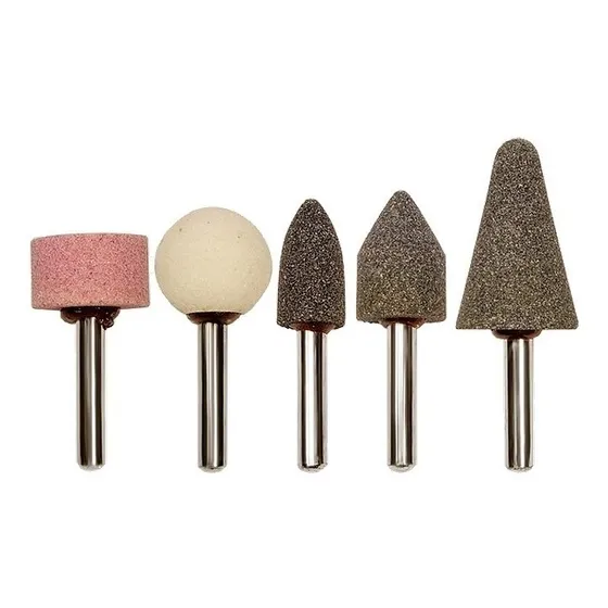 Set 5 Puntas Piedras Abrasivas Taladro Y Dremel Lijar Pulir