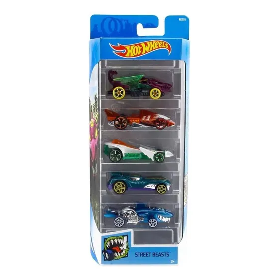 Pack 5 Carrinhos Hot Wheels Coleção Rara Sortidos Mattel