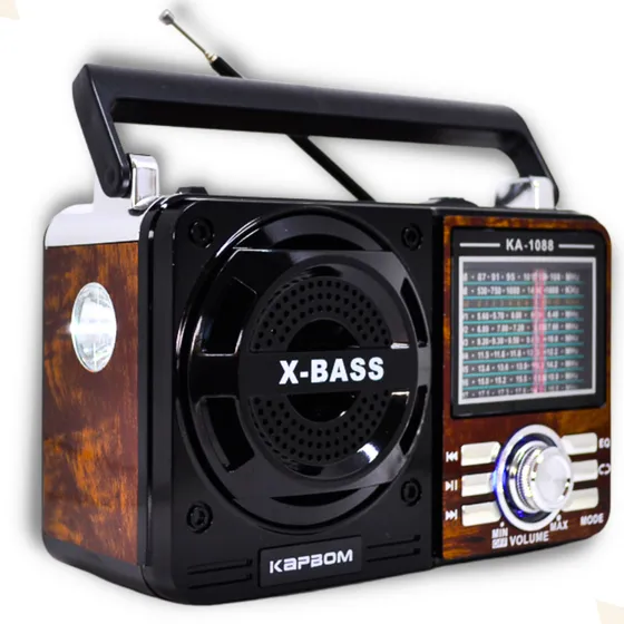 Radio Am\fm A Pilha Retro Vintage Antigo Recarregavel Usb 