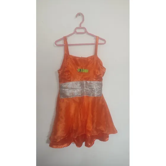 Vestido De Niña Color Naranja