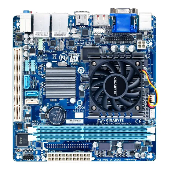 Placa Madre Gigabyte Ga-c1007un-d Con Chipset Intel Nm70, Mi