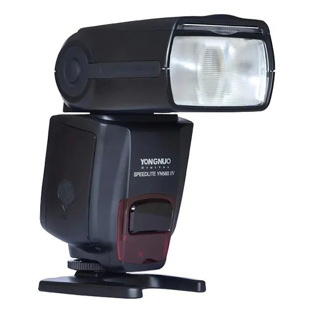 Flash para cámara Yongnuo Speedlite YN560 IV Negro para Canon, Nikon, Pentax y Olympus Cámaras Digitales Fujifilm Panasonic