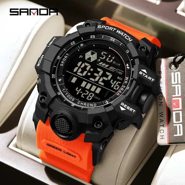 Reloj Sanda Deportivo Sumergible Para Hombres