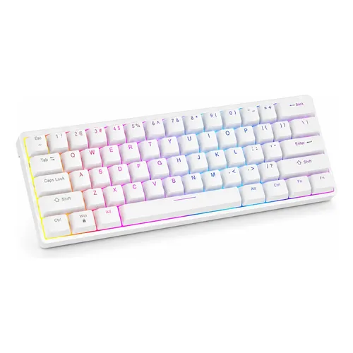 Teclado mecânico ergonômico e portátil para jogos espanhol e-YOOSO