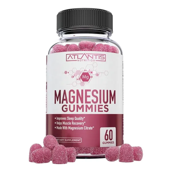 Suplemento Gomitas De Magnesio 770 Mg 60 Unidades