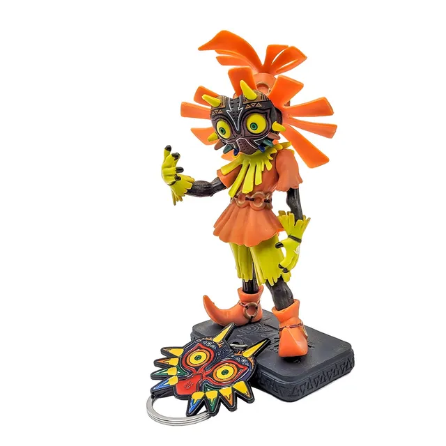 Figura De Majoras Mask The Legend Of Zelda Skull Kid Link