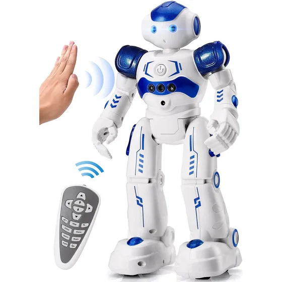 Kingsdragon - Robot Rc, Juguetes Para Niños, Gestos Y Dete. Color Azul