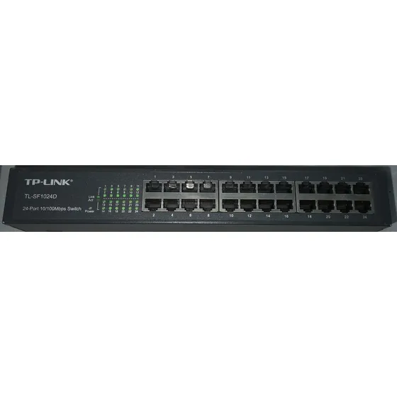 Switch 24 Puertos 10/100 Tp-link Tl-sf1024d - Usado