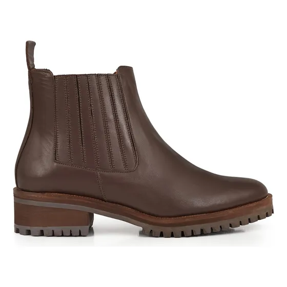 Botineta Cuero Mujer Botas Chelsea Briganti Zapatos Borcegos