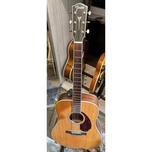 Guitarra Electroacústica Fender Paramount Pm1, Diestro, Top!