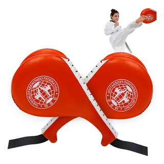 2 Almohadillas De Entrenamiento Para Kickboxing Y Karate 2 Almohadillas De Entrenamiento Para Kickboxing Y Karate