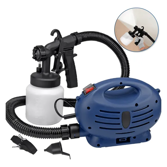 Pistola De Pintura Pulverizador Compressor De Tinta 650w Voltagem 220v