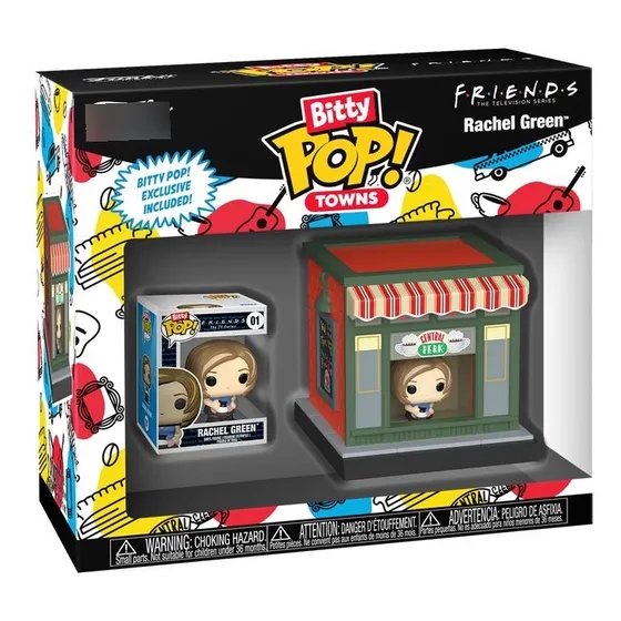 ¡Funko Bitty Pop! ¡Amigos de Towns! Rachel Green, Central Perk