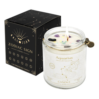 Velas De Signo Zodiaco De Ytente, Velas De Signo De Cristal Velas De Signo Zodiaco De Ytente, Velas De Signo De Cristal