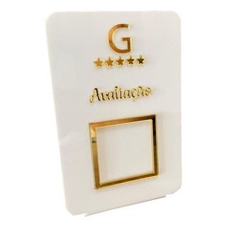 Placa Avaliação Qr Code Google Em AcrĂlico - Branco Placa Avaliação Qr Code Google Em AcrĂlico - Branco