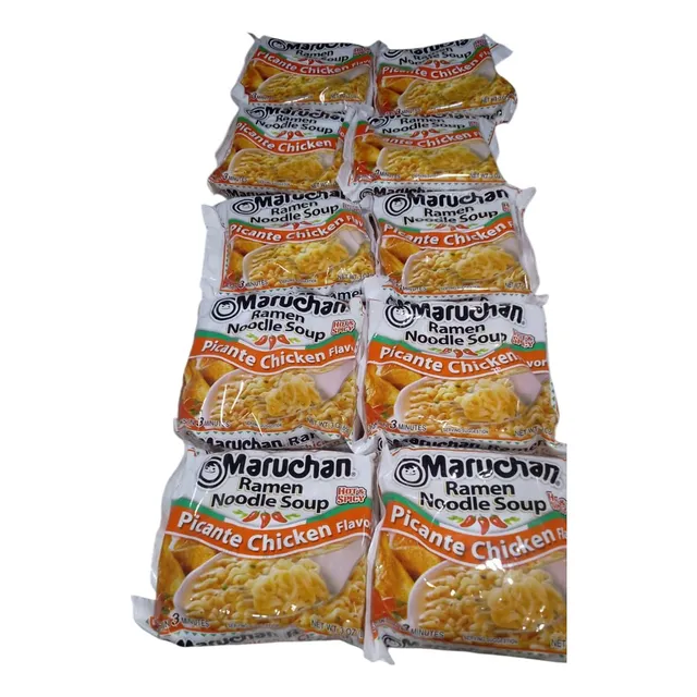 Ramen Noodle Soup Maruchan 10 Pza. Picante Chicken Flavor