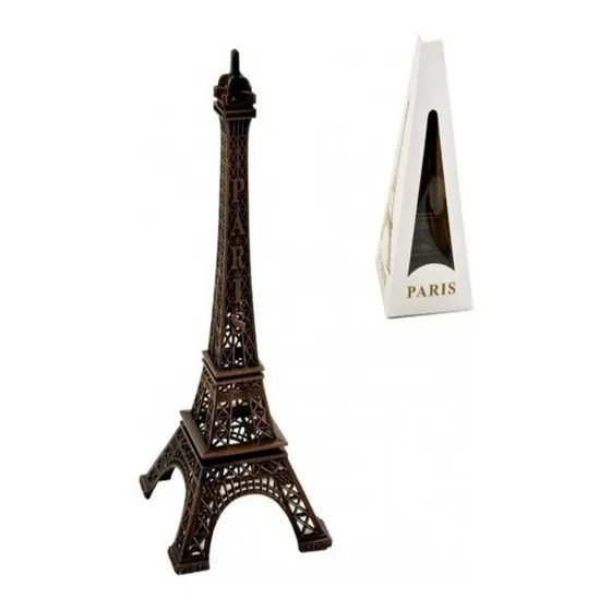 Kit 5 Mini Torre Eiffel 18cm Paris Metal Decoração Enfeite