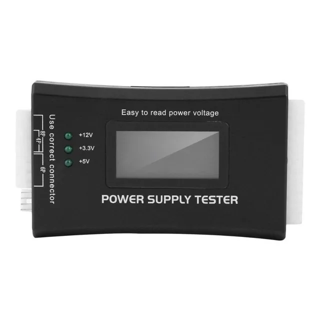 Tester Probador De Fuentes Atx Btx Itx 20/24 Pines Sata Hdd