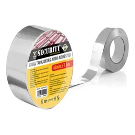 Cinta Butilo Autoadhesiva Aluminizada Techos Fugas 5cmx7.5mt