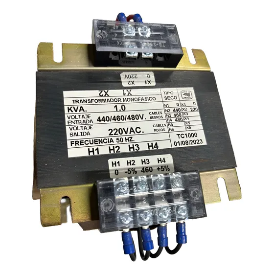 Transformador Eléctrico De Control 1 Kva