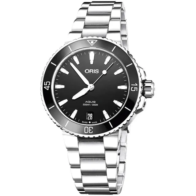 Reloj Oris Aquis Date Automático Original 73377314154