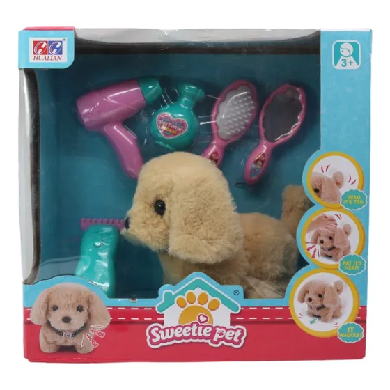 Perro Sweetie Pet Sonidos Y Movimiento Pilas Caja