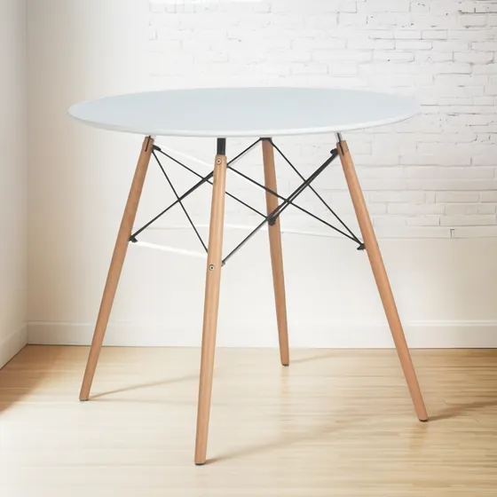 Mesa Circular Estilo Oslo Eames