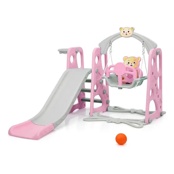 Centro De Juegos Para Niños 4 En 1 Parque Infantil M170