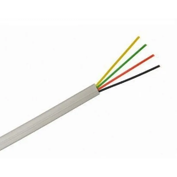 Bobina 305m Cable Alarma 4 Conductores Cca Calibre 22 Awg