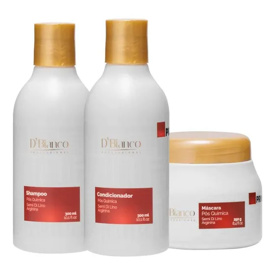 Kit Pós Quimica D'bianco - Linha Prime Professional 850ml