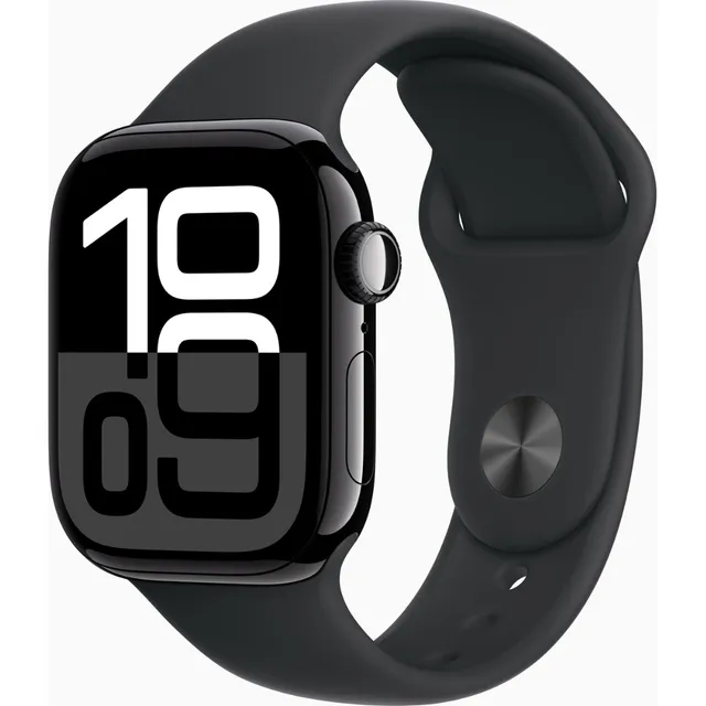Apple Watch Serie 10 46mm Jetblack Ml Correa Negra Deportiva
