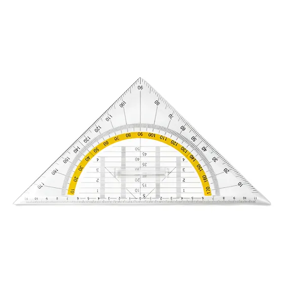 Escuadra Multiuso Dozent 25 Cm Mediana(2639) Con Manigueta