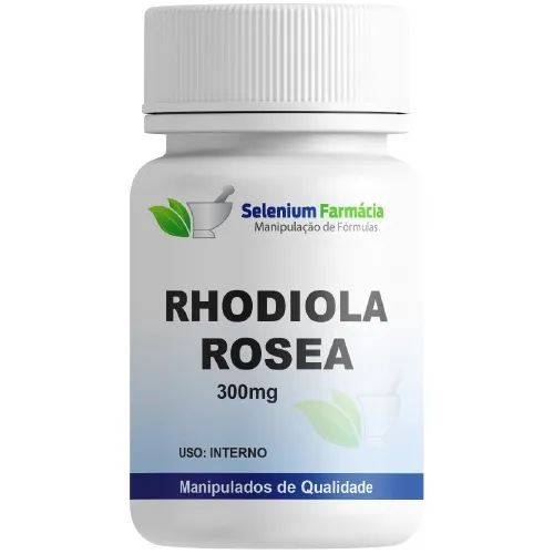Rhodiola Rosea 300mg 120 Cápsulas Pronta Entrega