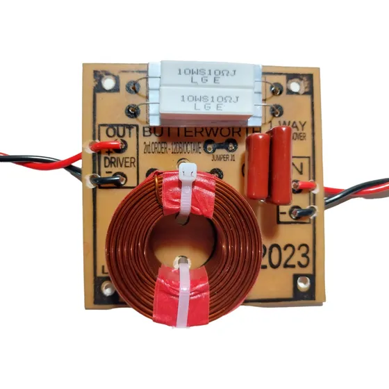 Kit 2divisor Frequencia Crossover 1 Via Driver Titanio 12 Db