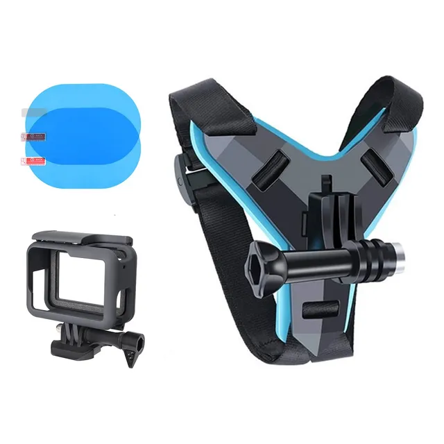 Base Adaptador Casco Moto Kit Lateral Base Cámara Tubo