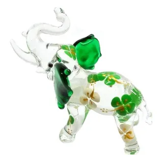 Minifiguras De Elefante De La Suerte Hechas A Mano De 2 Pul. Minifiguras De Elefante De La Suerte Hechas A Mano De 2 Pul.