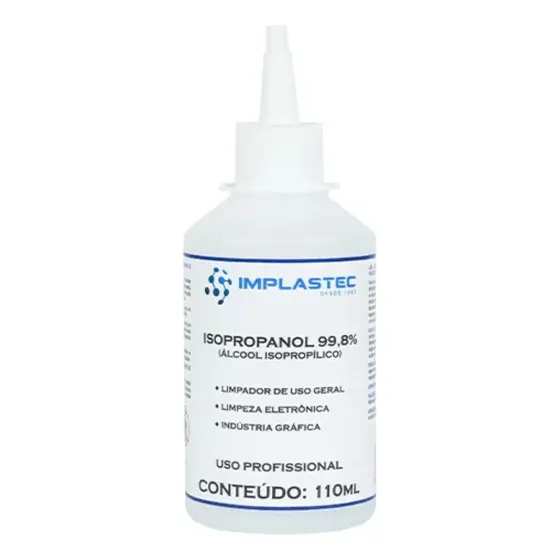 Álcool Isopropilico 99,8% Limpeza Placa E Eletrônico 110ml