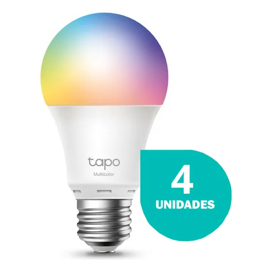 Bombillo Inteligente Tapo Smart Tplink Multicolor Wifi Pack4