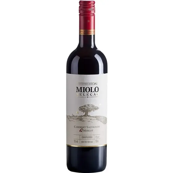 Miolo vinho tinto seleção cabernet sauvignon merlot 750ml