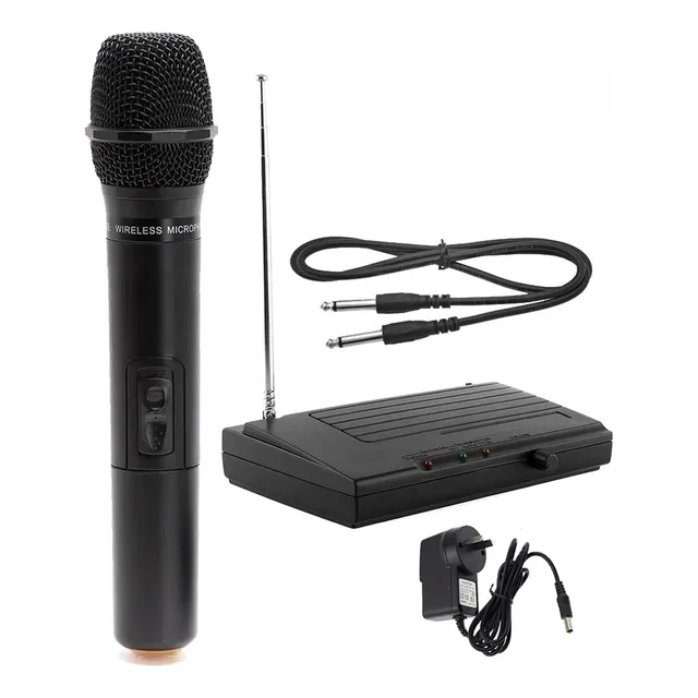 Microfono Inalambrico Mano Receptor Emisor Vhf Profesional