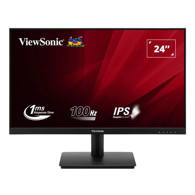 Monitor Led 24 Viewsonic Va240-h 100hz 1ms Full Hd Hdmi Color Negro