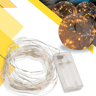 Fio De Fada Led Decoração Cordão De Luz 10mts Fio De Fada Led Decoração Cordão De Luz 10mts