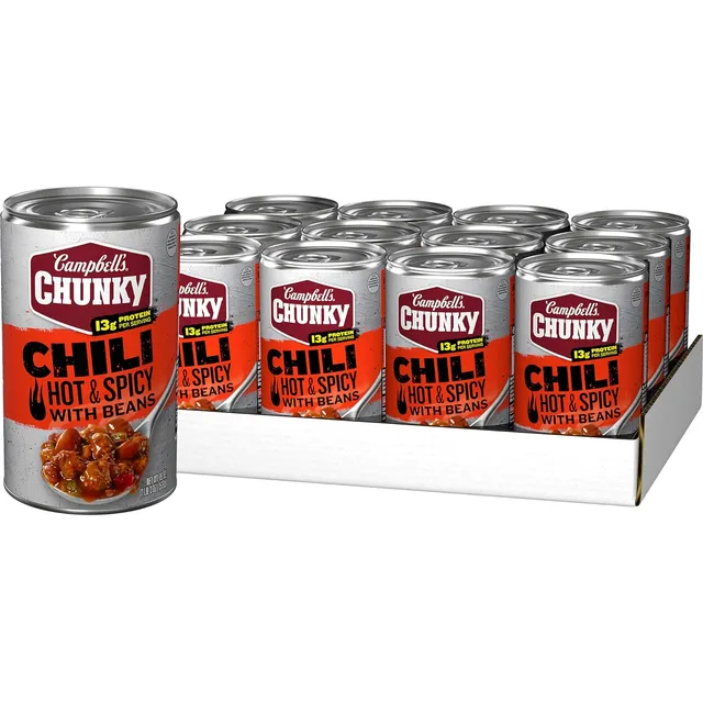 Salsa Campbell's Chile Grueso Carne De Res Y Frijoles