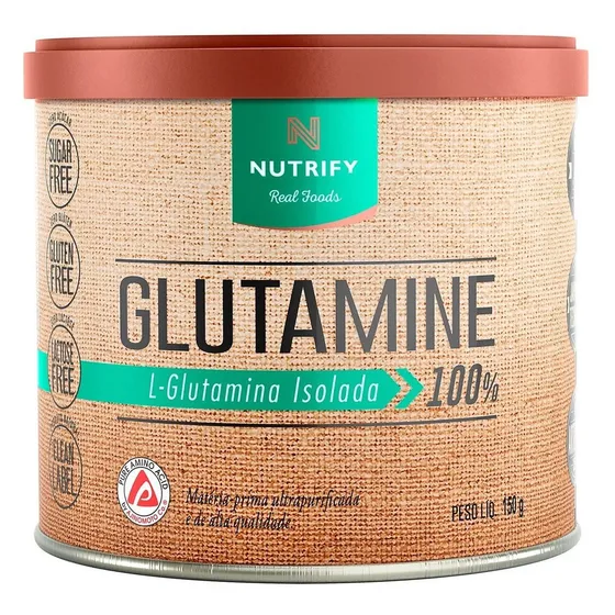Glutamina Nutrify, 100% L-glutamina Isolada Glutamine 150g  