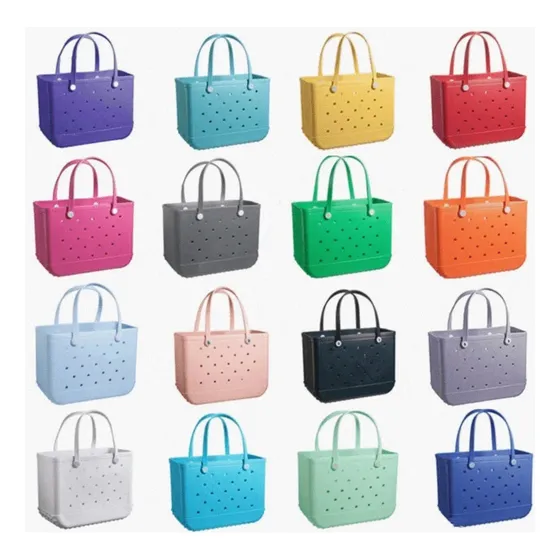 Maxi Bolso De Playa Tipo Crocs