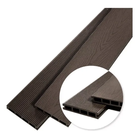 Deck Pvc Wpc Símil Madera Exterior Con Accesorios